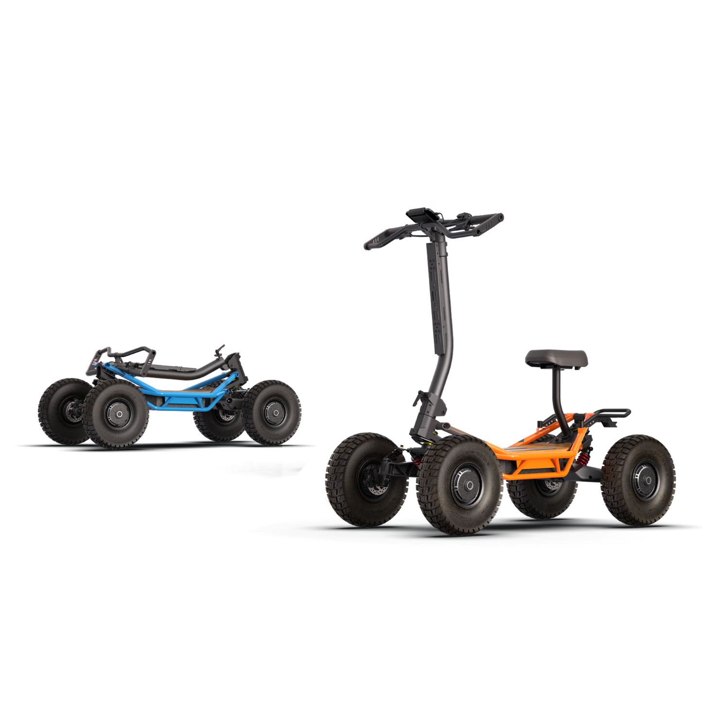 All Terrain 4WD Scooter with Foldable Saddle 3200w/6400w 40ah