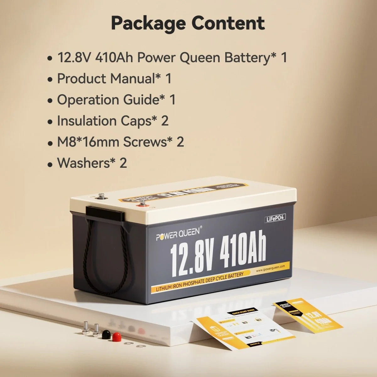 12V 410Ah Deep Cycle Lithium Battery
